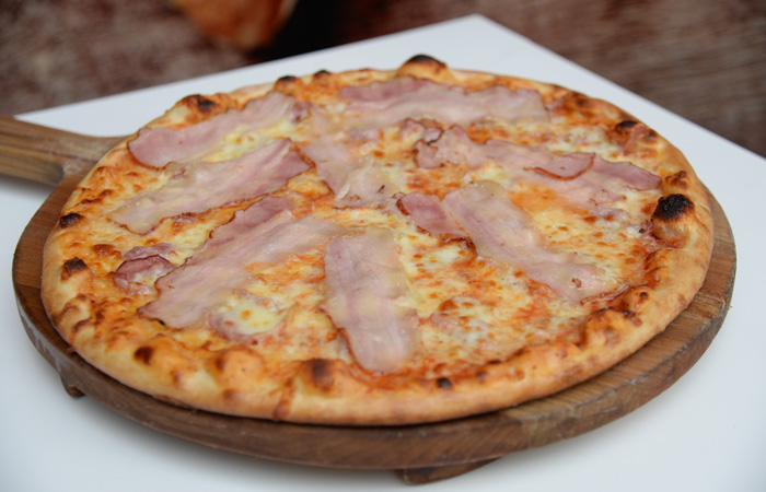 Pizza Slaninica - Pica Slaninica parče